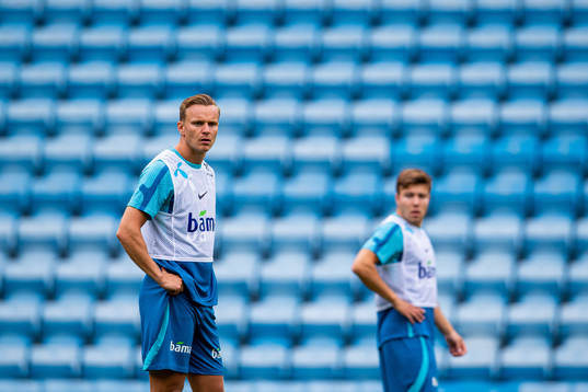 Marius Lode of the Norwegian national football team