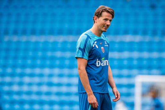 Sander Berge of the Norwegian national football team