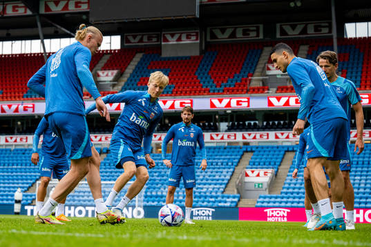 Erling Braut Haaland, Birger Meling and Mohamed Elyounoussi