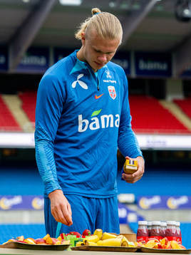 Erling Braut Haaland of the Norwegian national football team