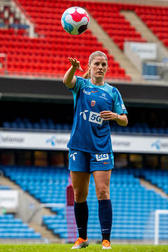 Maren Mjelde of the Norwegian women's national football team