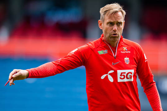 Martin Sjögren, head coach of the Norwegian women's