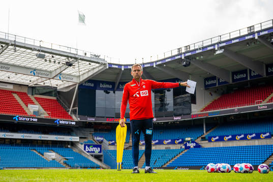 Martin Sjögren, head coach of the Norwegian women's