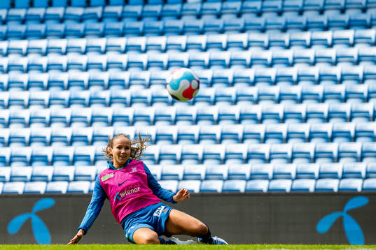 Guro Reiten of the Norwegian women's national football team