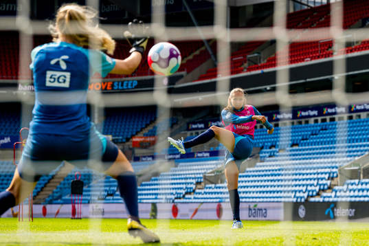 Guro Reiten of the Norwegian women's national football team