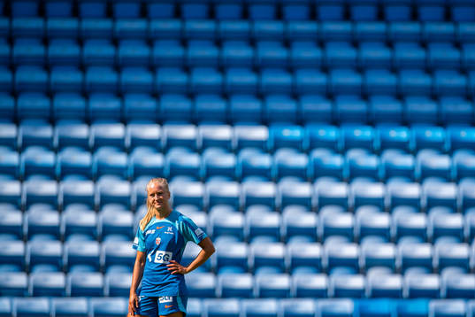 Amalie Eikeland of the Norwegian women's national football