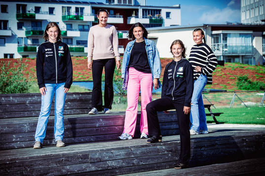 Thelma Persson Welin, Julia Welin, Anna Welin,  Olivia