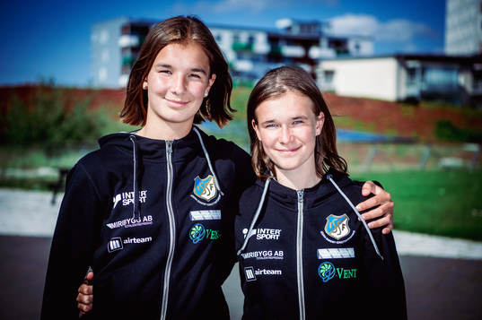 Thelma Persson Welin och Erica Persson Welin