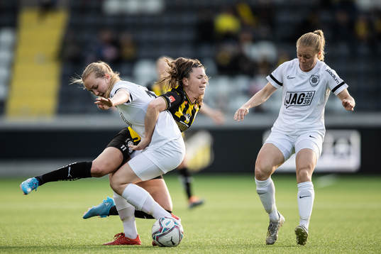 Eskilstuna Uniteds Noor Hoelsbrekken Eckhoff och Häckens