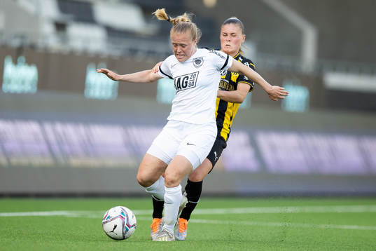 Eskilstunas Mia Jalkerud och Häckens Hanna Wijk