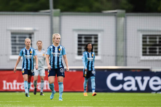 Djurgårdens Tove Almqvist deppar