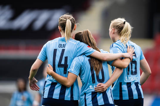 Djurgårdens Tilde Lindwall, Sara Olai och Stinalisa