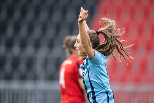 Djurgårdens Tilde Lindwall jublar