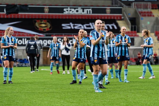 under fotbollsmatchen i Damallsvenskan mellan Djurgården