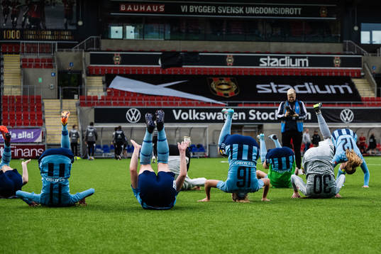 under fotbollsmatchen i Damallsvenskan mellan Djurgården