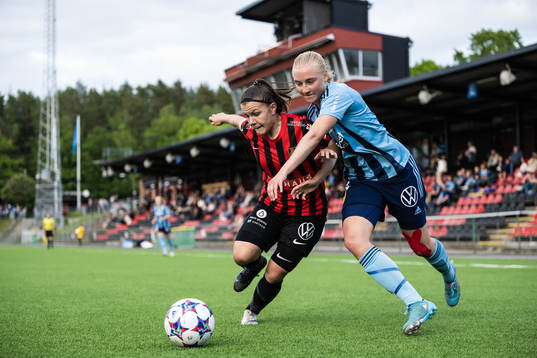 under fotbollsmatchen i Damallsvenskan mellan Djurgården