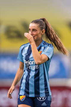 Djurgårdens Tilde Lindwall jublar