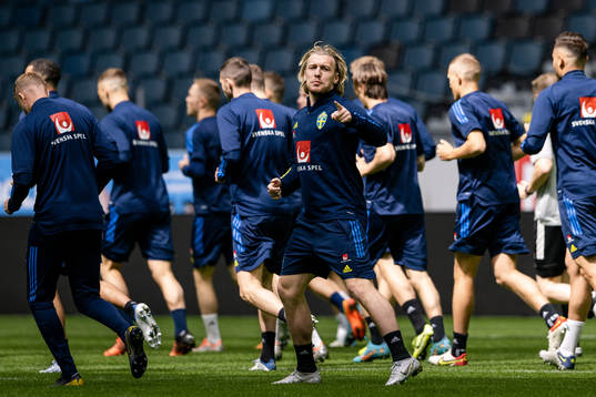 Emil Forsberg of the Swedish national football team