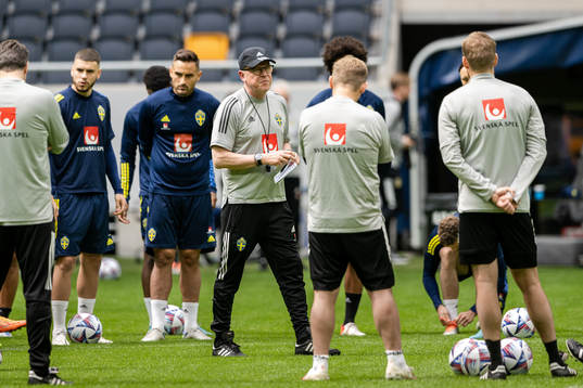 Head coach Janne Andersson of the Swedish national football