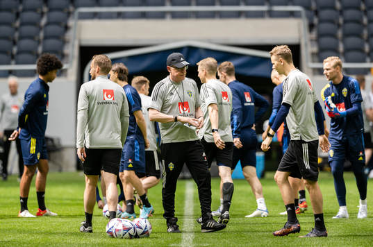 Head coach Janne Andersson of the Swedish national football