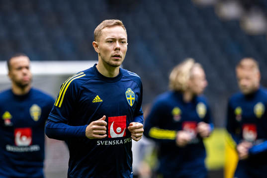 Joel Andersson of the Swedish national football team