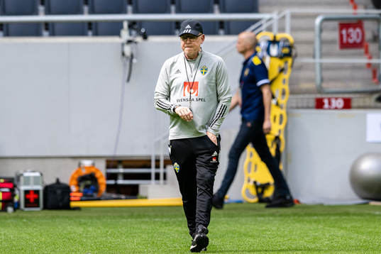 Head coach Janne Andersson of the Swedish national football