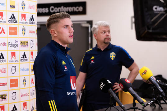 Viktor Gyökeres of the Swedish national football team