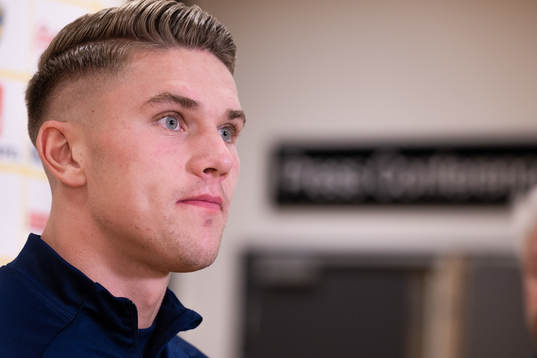 Viktor Gyökeres of the Swedish national football team