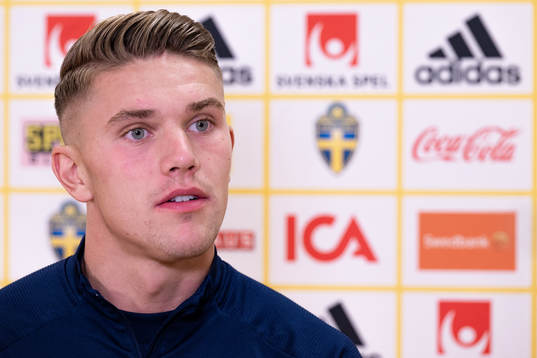 Viktor Gyökeres of the Swedish national football team