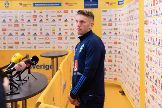 Viktor Gyökeres of the Swedish national football team