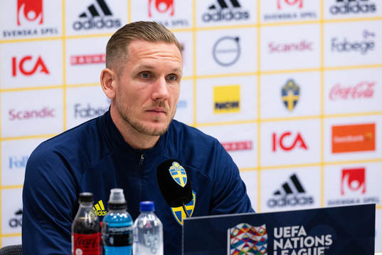 Goalkeeper Robin Olsen of the Swedish national football team