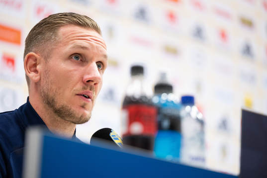 Goalkeeper Robin Olsen of the Swedish national football team