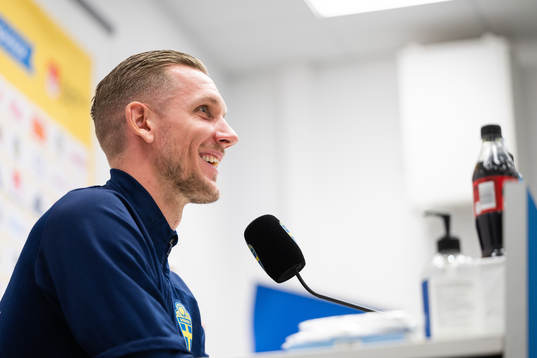 Goalkeeper Robin Olsen of the Swedish national football team