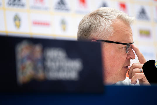 Head coach Janne Andersson of the Swedish national football