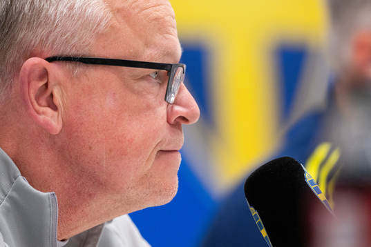 Head coach Janne Andersson of the Swedish national football