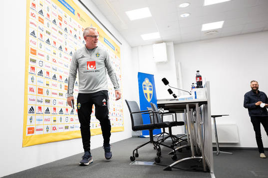Head coach Janne Andersson of the Swedish national football
