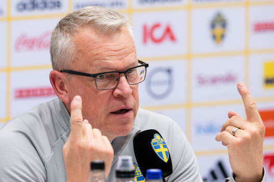 Head coach Janne Andersson of the Swedish national football