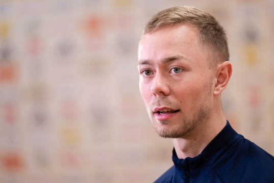 Joel Andersson of the Swedish national football team