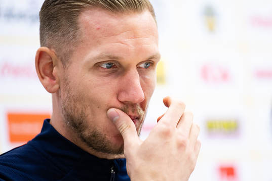 Goalkeeper Robin Olsen of the Swedish national football team