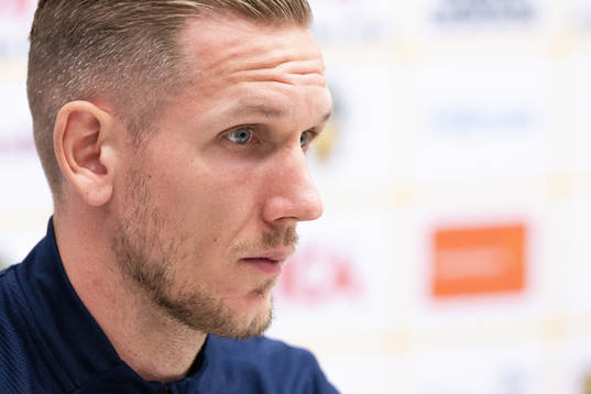 Goalkeeper Robin Olsen of the Swedish national football team