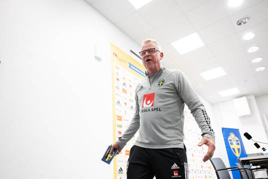 Head coach Janne Andersson of the Swedish national football