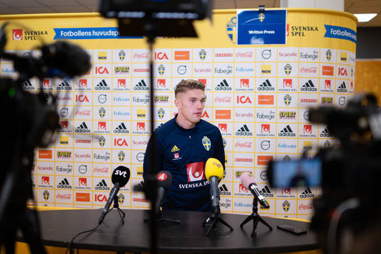 Viktor Gyökeres of the Swedish national football team