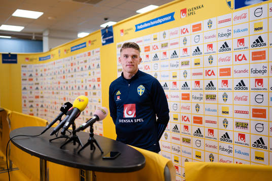 Viktor Gyökeres of the Swedish national football team