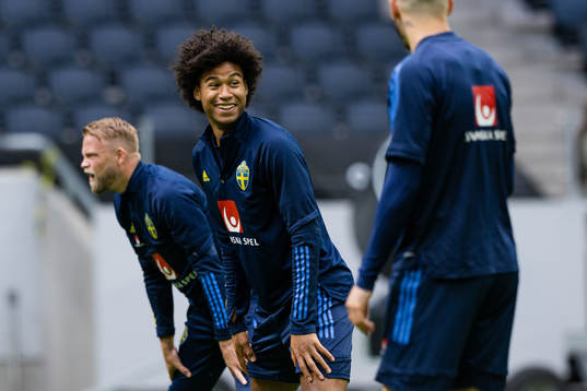 Jens Cajuste of the Swedish national football team
