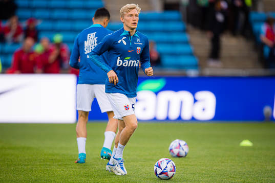Birger Solberg Meling of Norway warms up