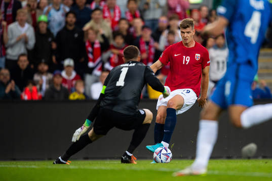 Alexander Sørloth of Norway
