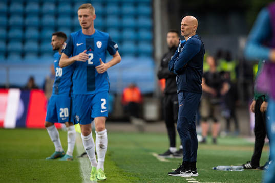 Head coach Ståle Solbakken of Norway