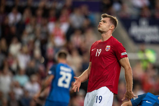 Alexander Sørloth of Norway