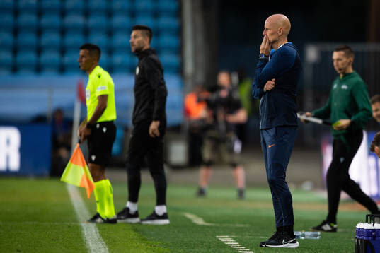 Head coach Ståle Solbakken of Norway