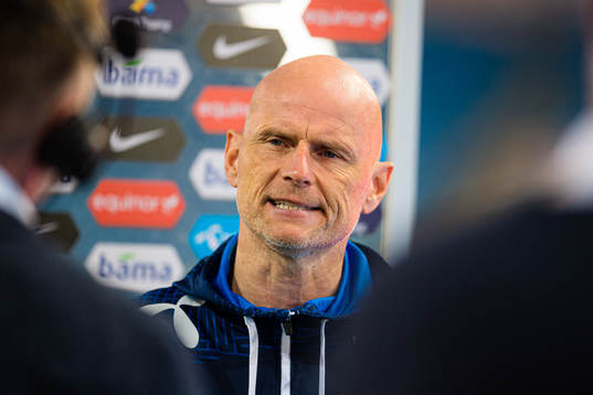 Ståle Solbakken, head coach of the Norwegian national